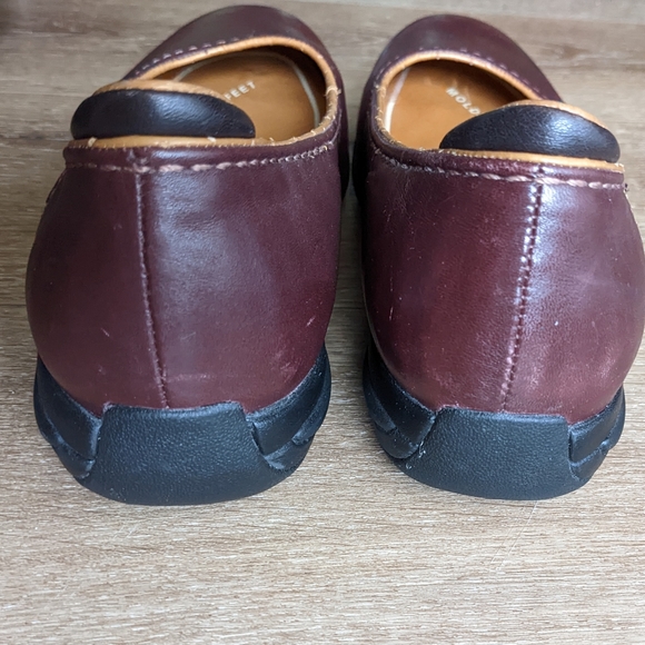 Aura Z7 Leather Shoes Burgundy Ballet shoes women's Size 9.5 - Picture 12 of 13